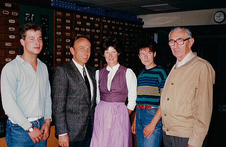 Familie Degenhart mit Hans-Georg rechts im Bild